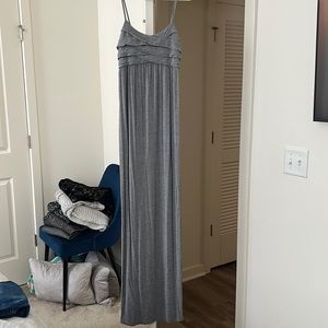 Gray maxi dress